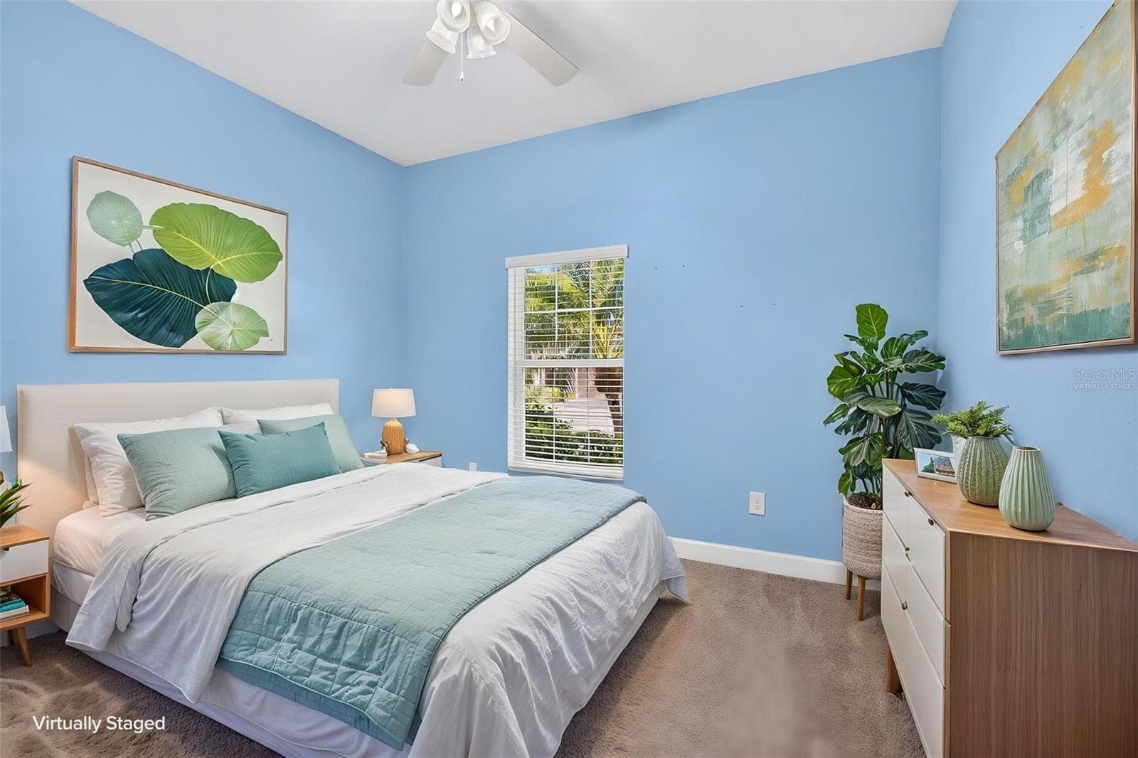 Bedroom 2 - Virtually staged - 792 ROSEMARY CIR, BRADENTON