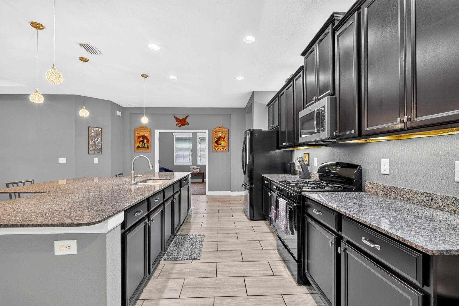 Kitchen to 2nd Den / Study / Flex Room - 792 ROSEMARY CIR, BRADENTON
