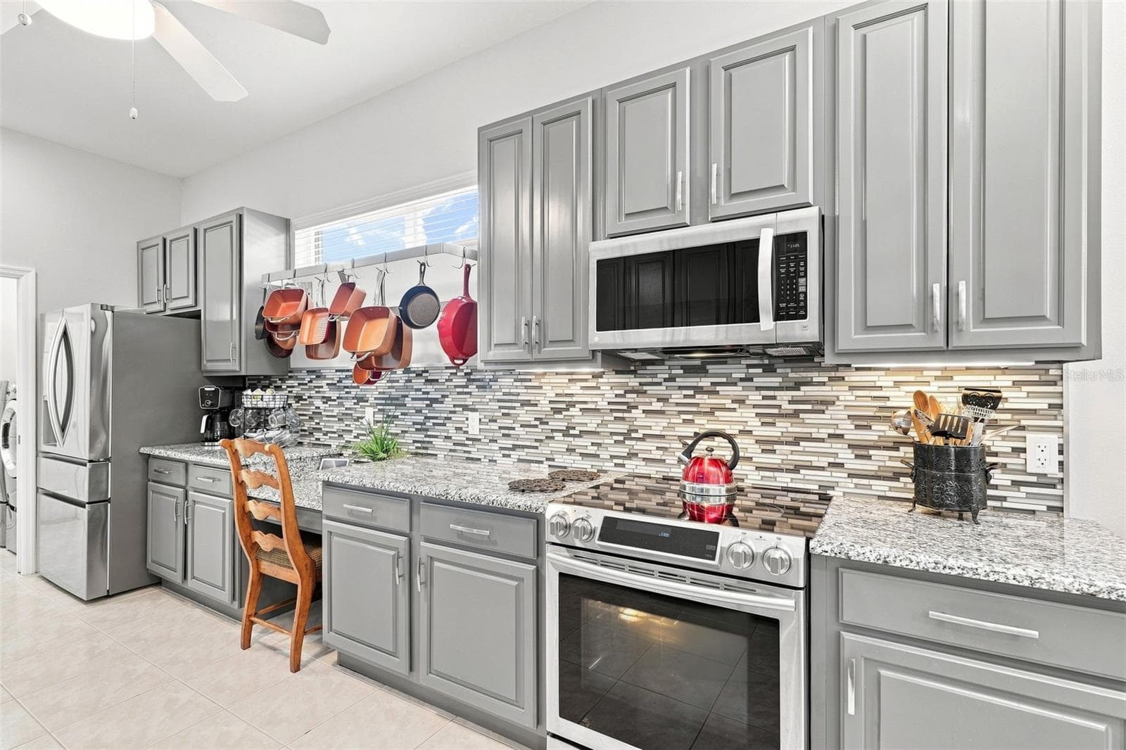 This Kitchen has a range and 2 wall ovens!!! - 367 FOXHILL DR, DEBARY