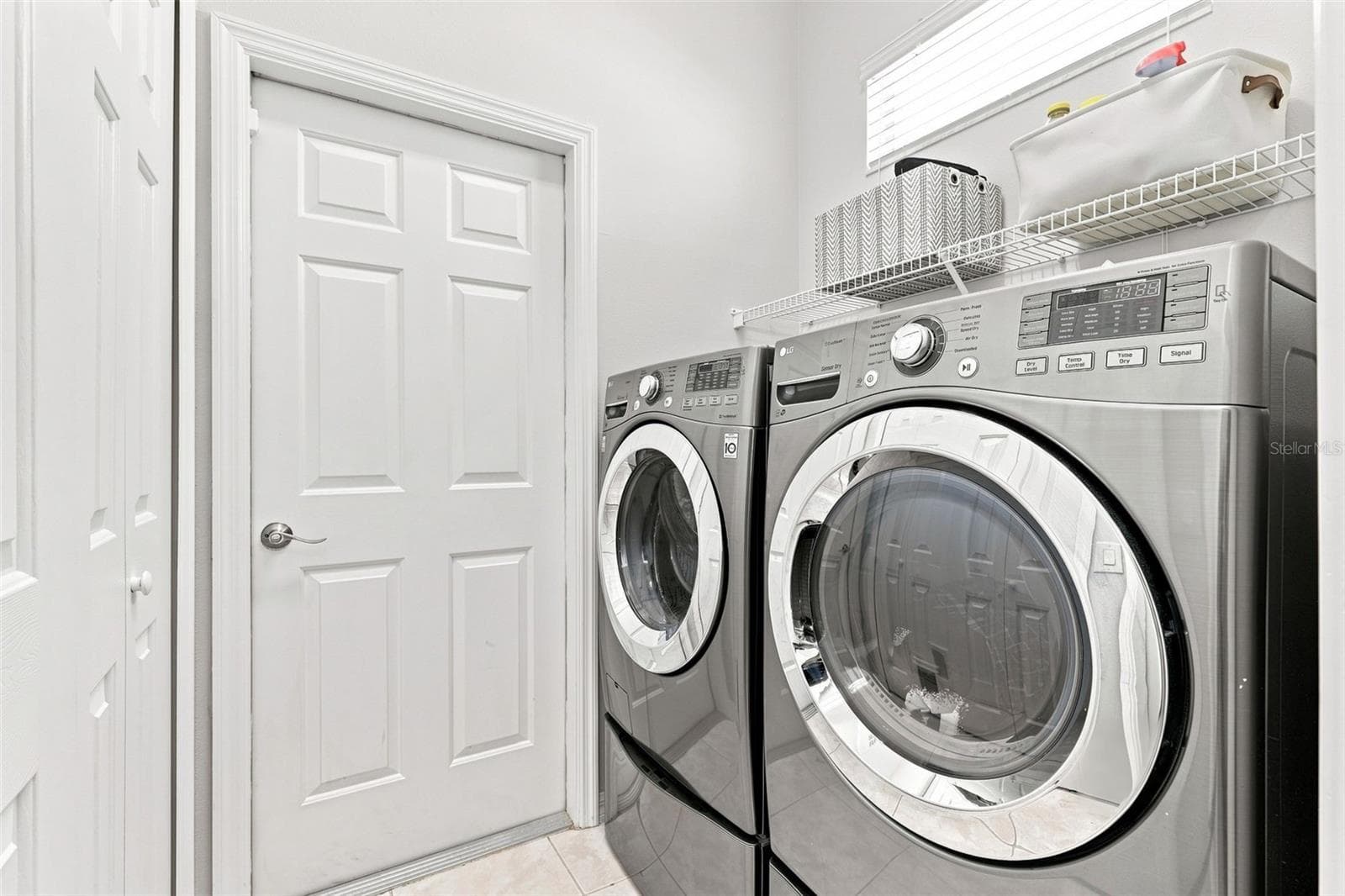 Laundry Room with very large closet with shelves - 367 FOXHILL DR, DEBARY