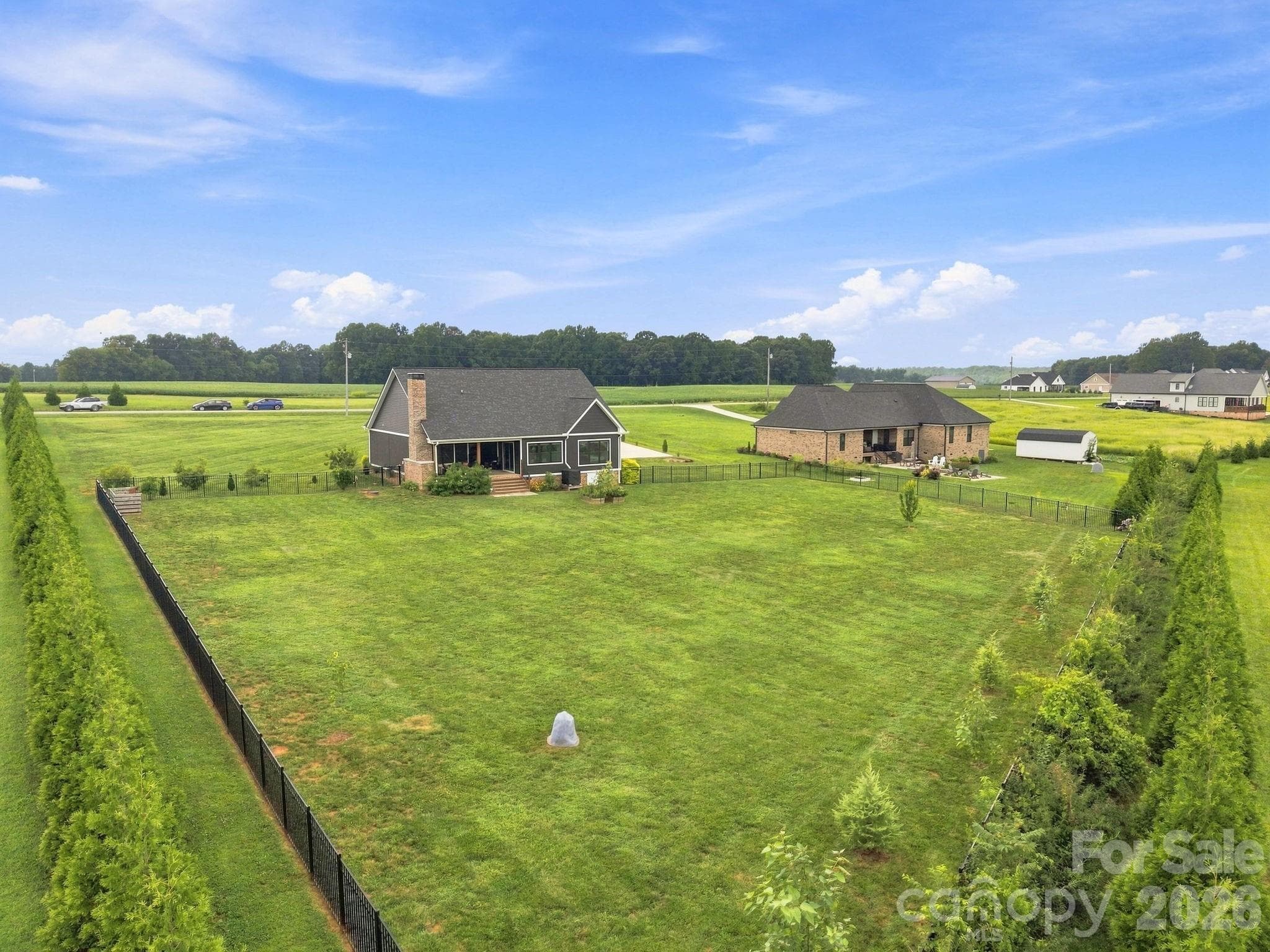 Back Yard is Fully Fenced - 215 Cal Kennedy Road, Cleveland