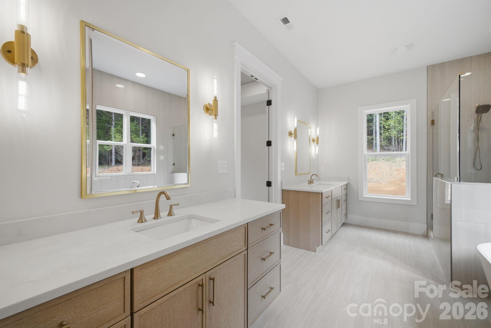Primary Bathroom - 5809 Hidden Forest Drive, Denver