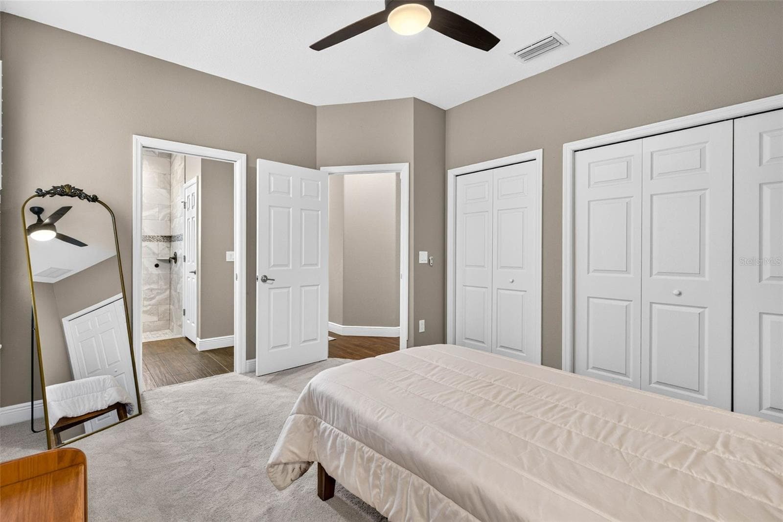 Bedroom 3 at rear of home - 4760 LAGO VISTA CIR, LAND O LAKES