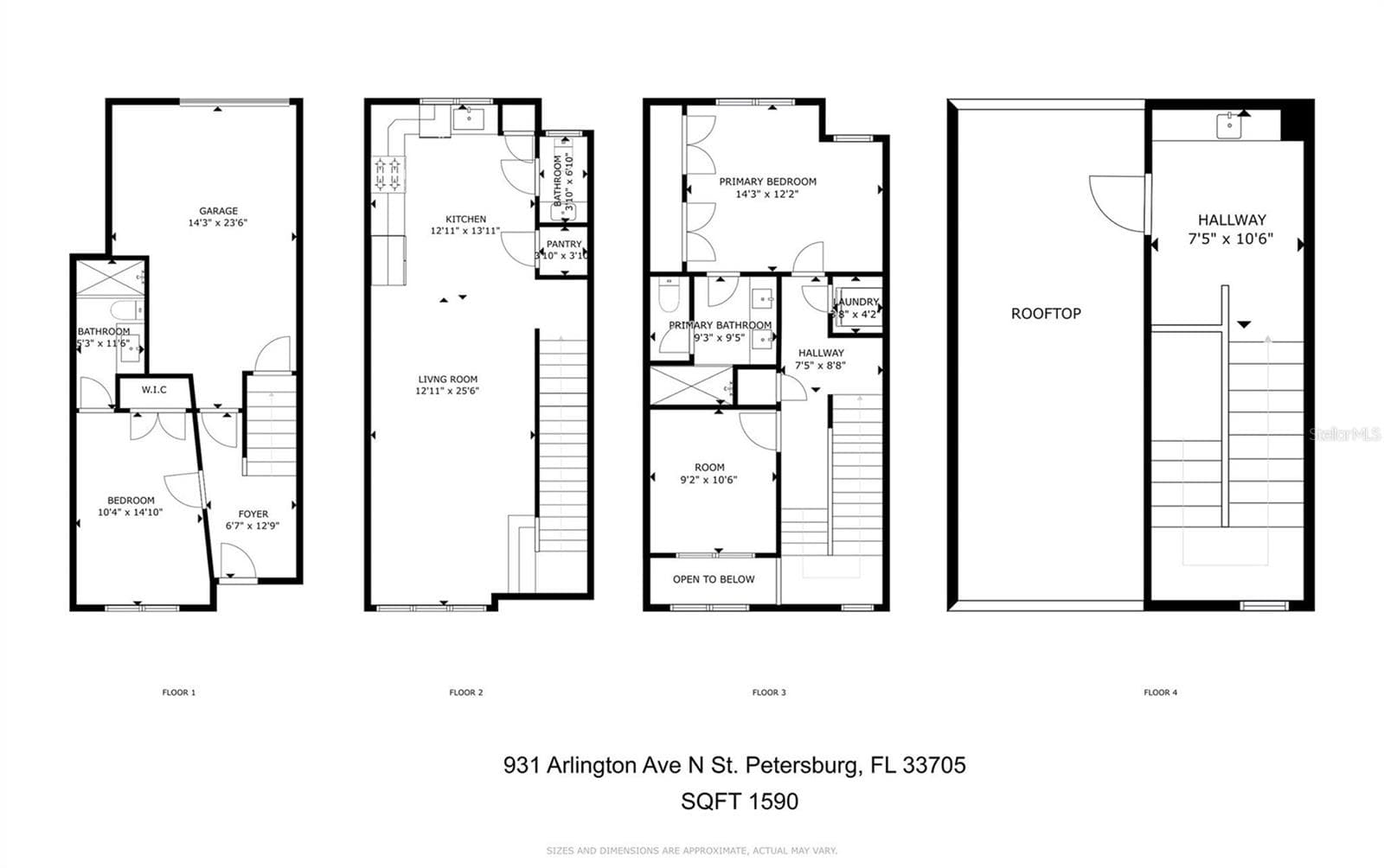 Townhouse at 931 ARLINGTON AVE N, ST PETERSBURG, photo 65 of 65