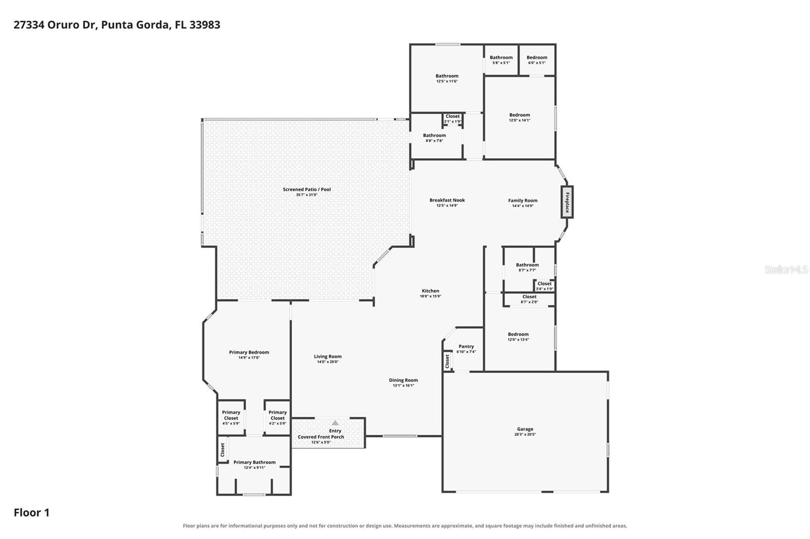 Single Family Residence at 27334 ORURO DR, PUNTA GORDA, photo 16 of 53
