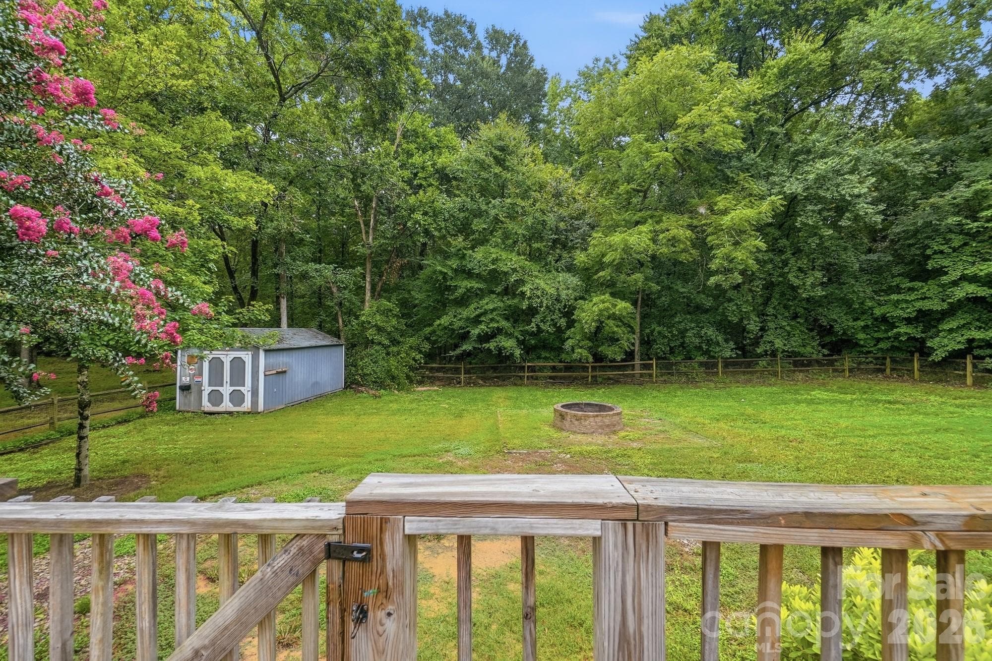 back yard - 6081 Cambridge Drive, Harrisburg