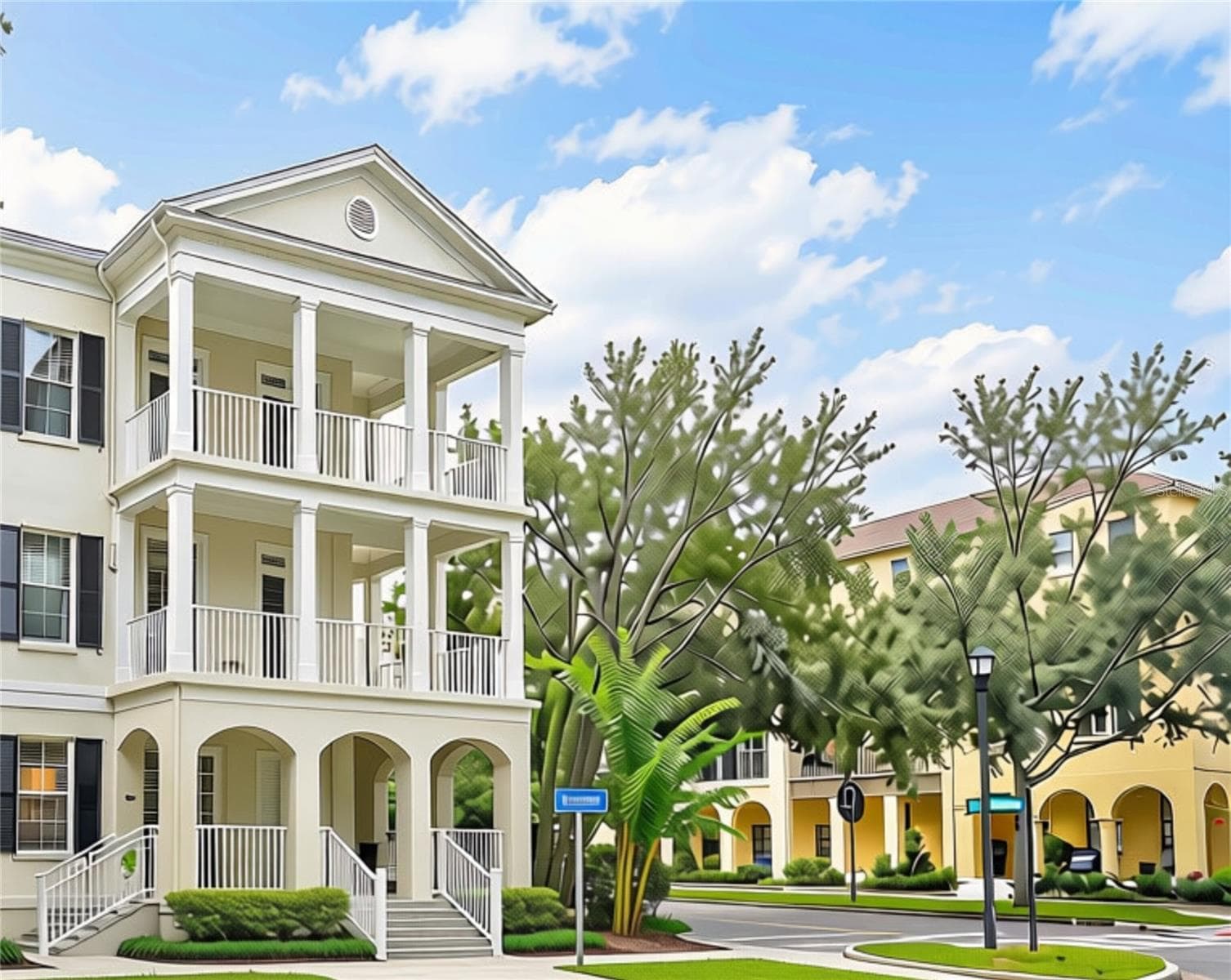 Front entrance (tree removed for more exposure) - 1674 LAKEMONT AVE #101, ORLANDO