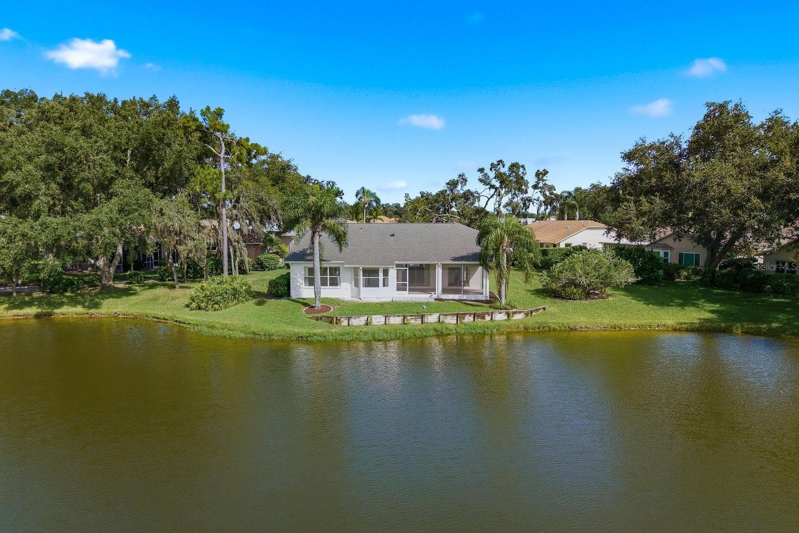 Rear of Home - 6639 SUN POINT CT, NEW PORT RICHEY