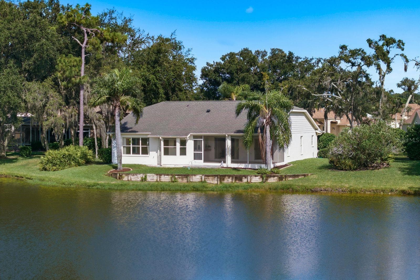 Rear of Home - 6639 SUN POINT CT, NEW PORT RICHEY