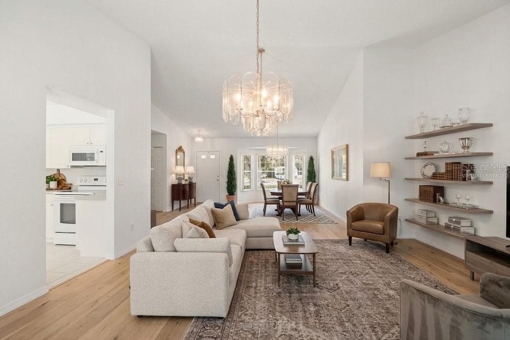 Virtually Staged Formal Living / Dining - 6639 SUN POINT CT, NEW PORT RICHEY