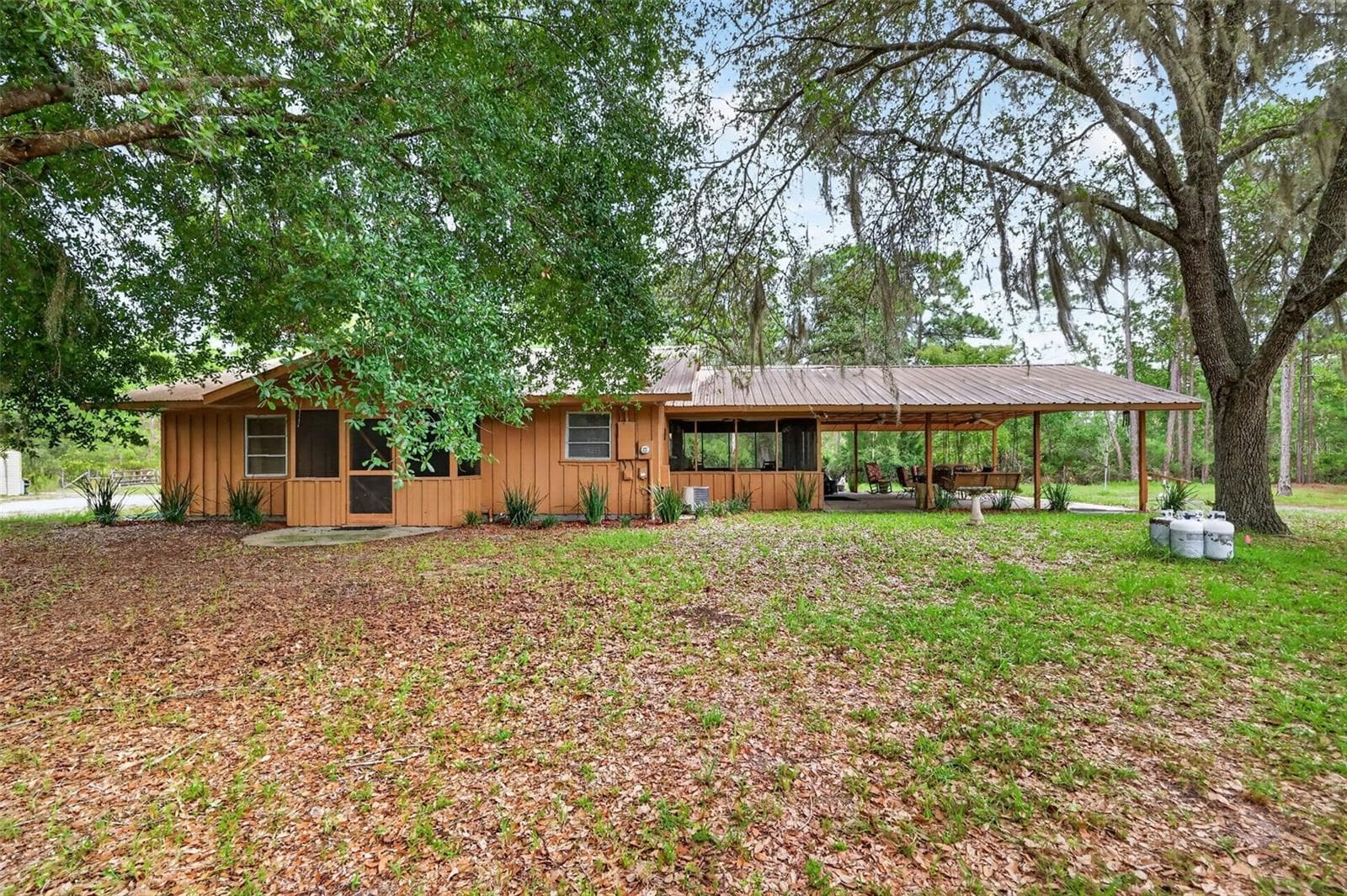 Closer full on side view from yard - 24939 OLD DEER RD, PAISLEY