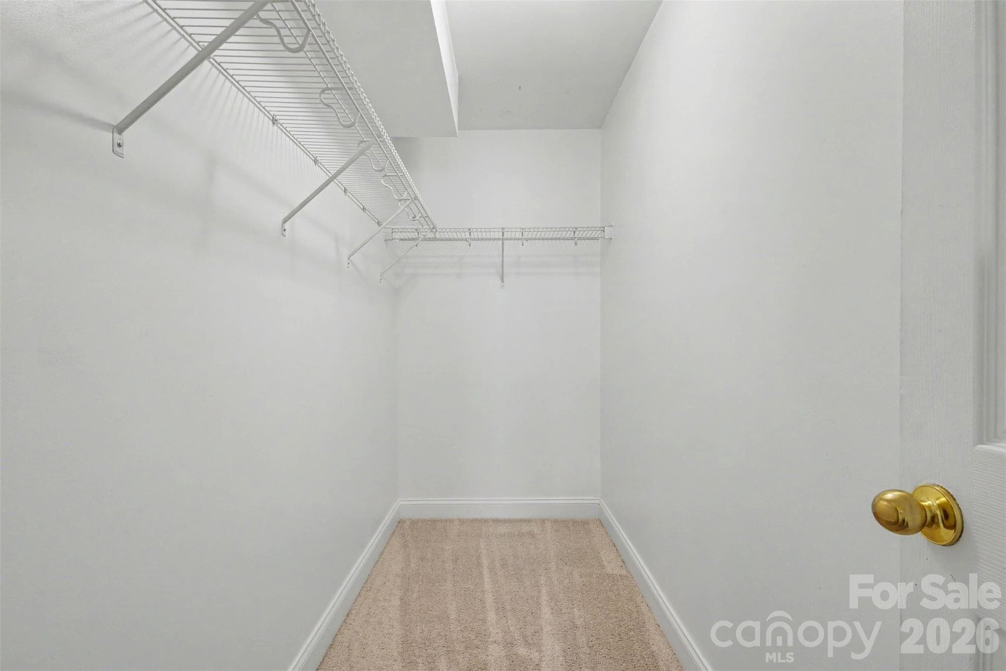 Lower Level Primary Bedroom Closet - 6858 Park Place Drive, Charlotte