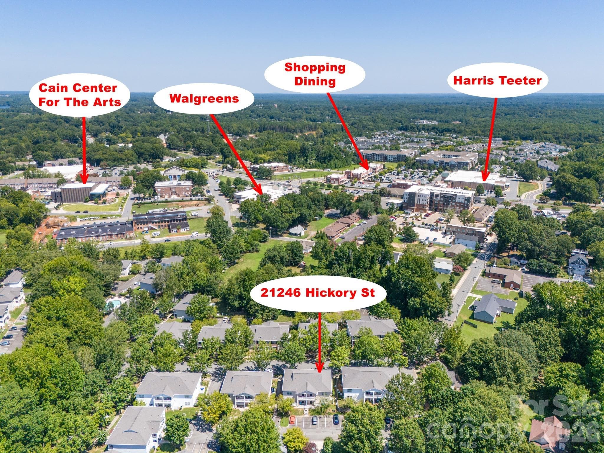 Walkable to grocery, restaurants and drug store and pubs - 21246 Hickory Street, Cornelius