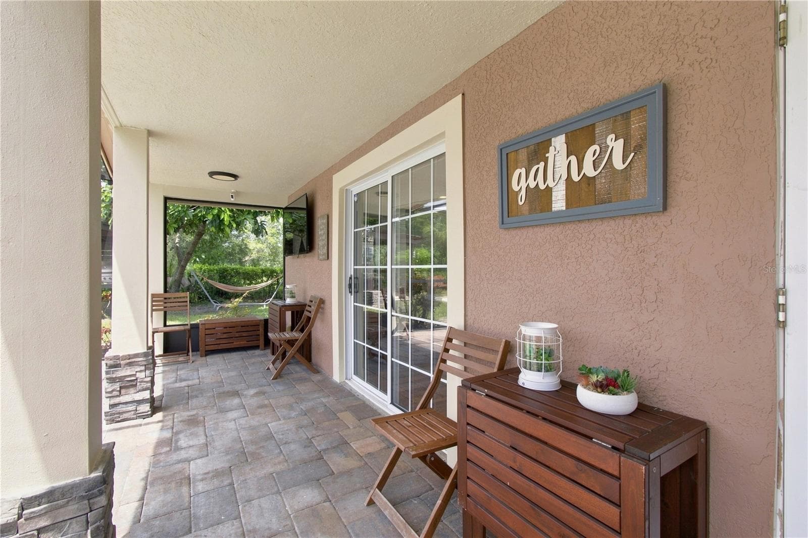 Back covered porch - 9020 AUBURN WAY, TAMPA