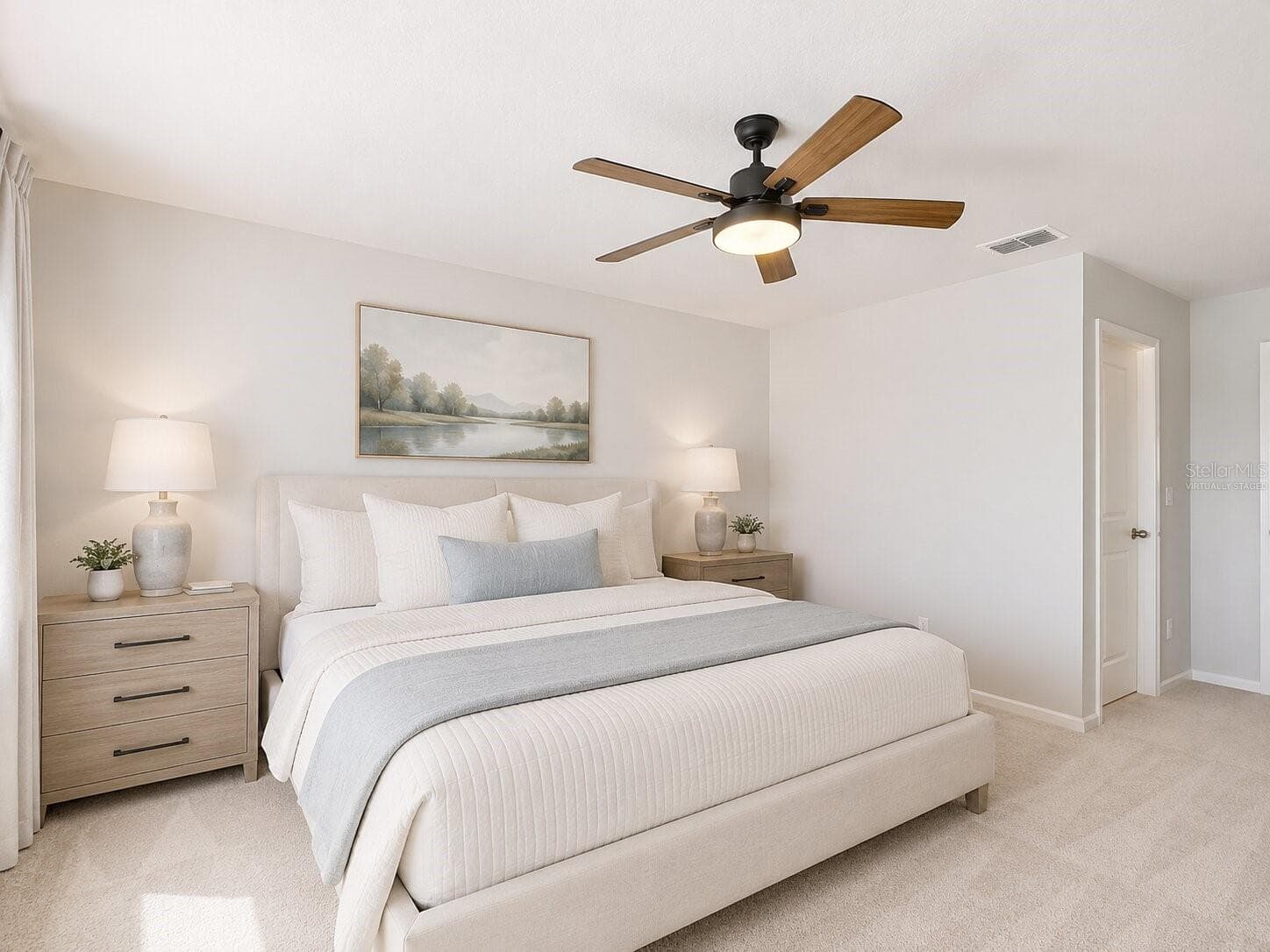 Primary Bedroom - Virtually Staged - 2376 AUDUBON PRESERVE LN, LUTZ