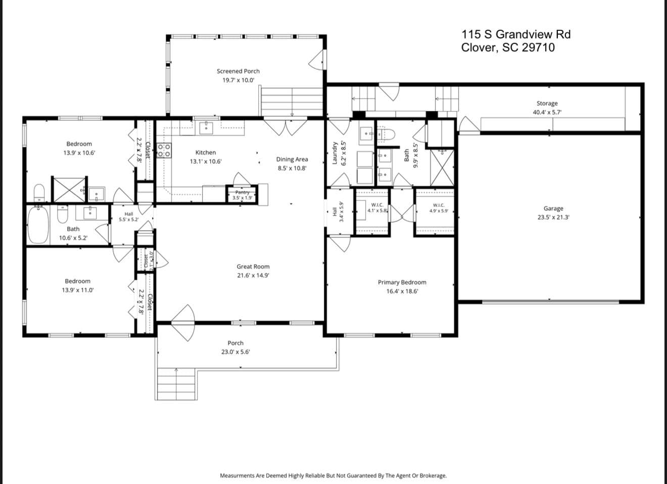 Single Family Residence at 155 S Grandview Road, Clover, photo 48 of 48
