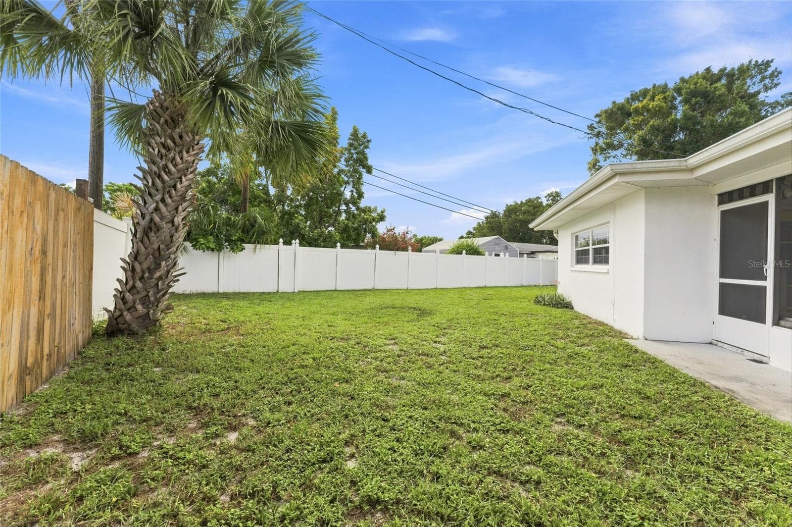 back yard - 1773 LONDON LN, CLEARWATER