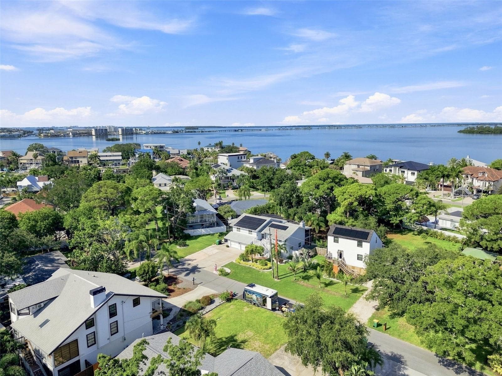 Exterior Drone Photo - 201 LAGOON DR, PALM HARBOR