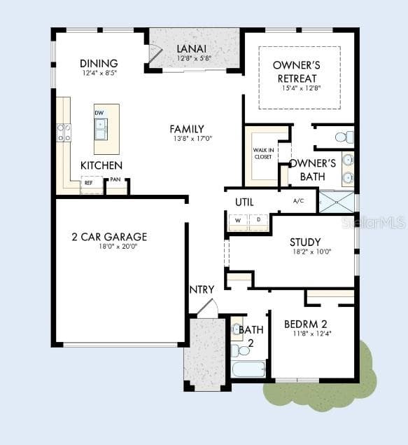 Floor Plan - 5242 COLONY VISTA DR, APOLLO BEACH
