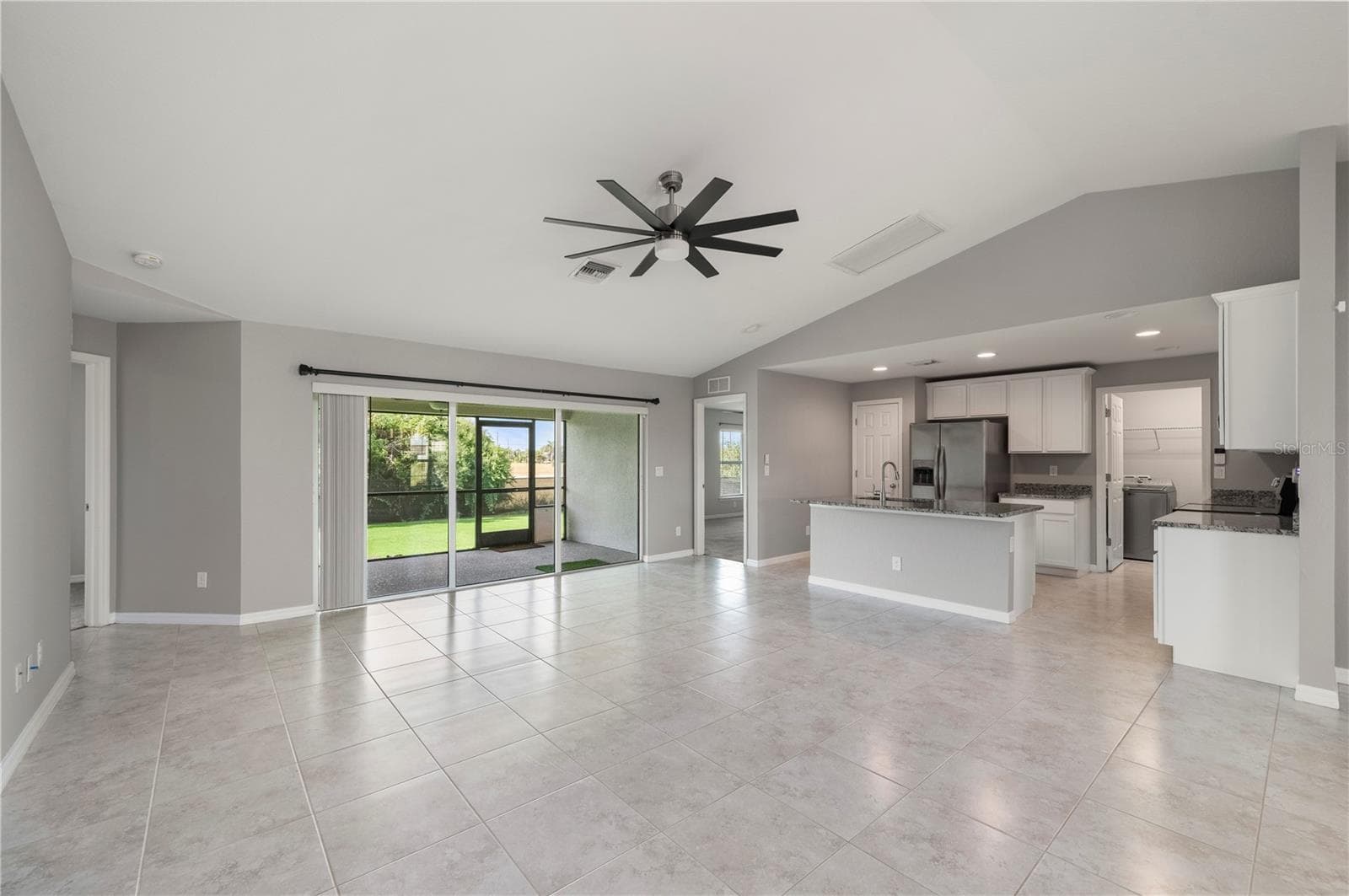 View of Kitchen from Living Room - 4302 NW 32ND ST, CAPE CORAL