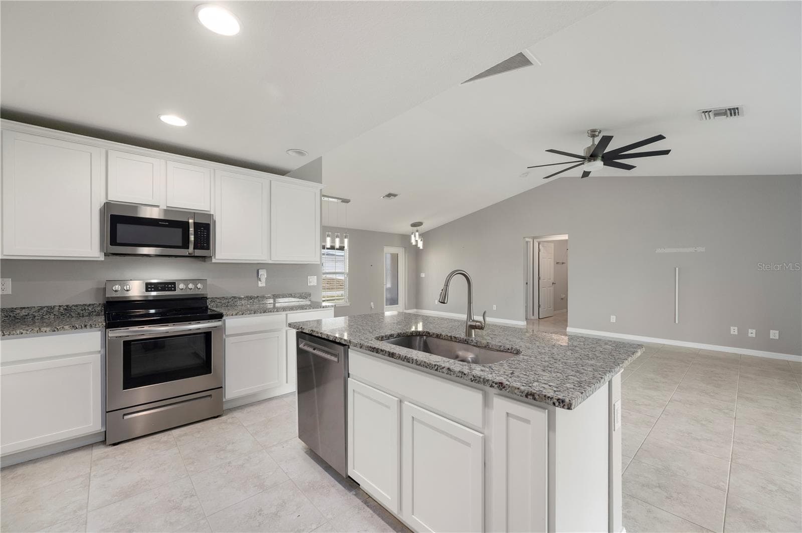 Kitchen with Stainless Appliances and Separate Island - 4302 NW 32ND ST, CAPE CORAL