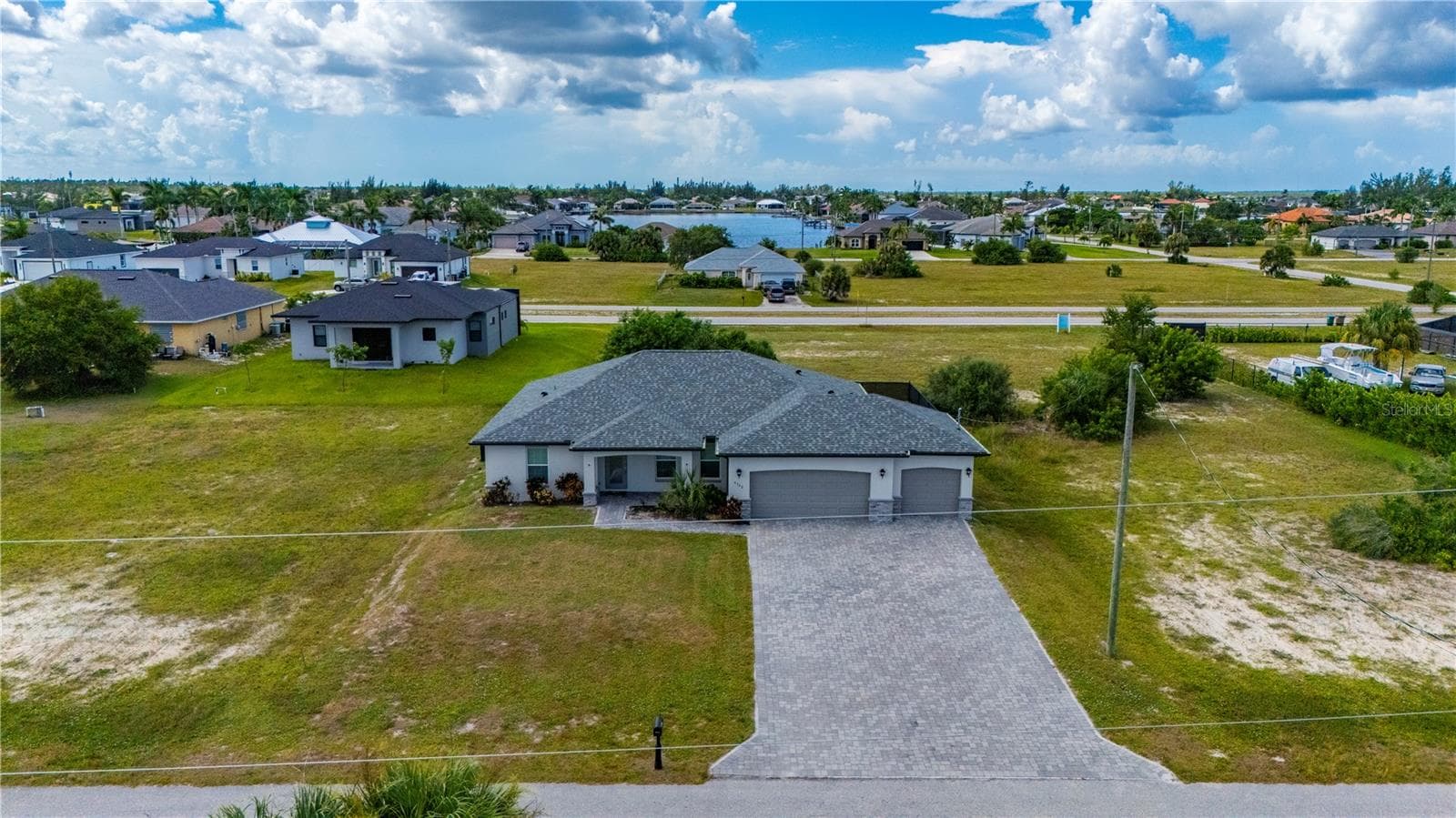 Drone Photo of Property - 4302 NW 32ND ST, CAPE CORAL