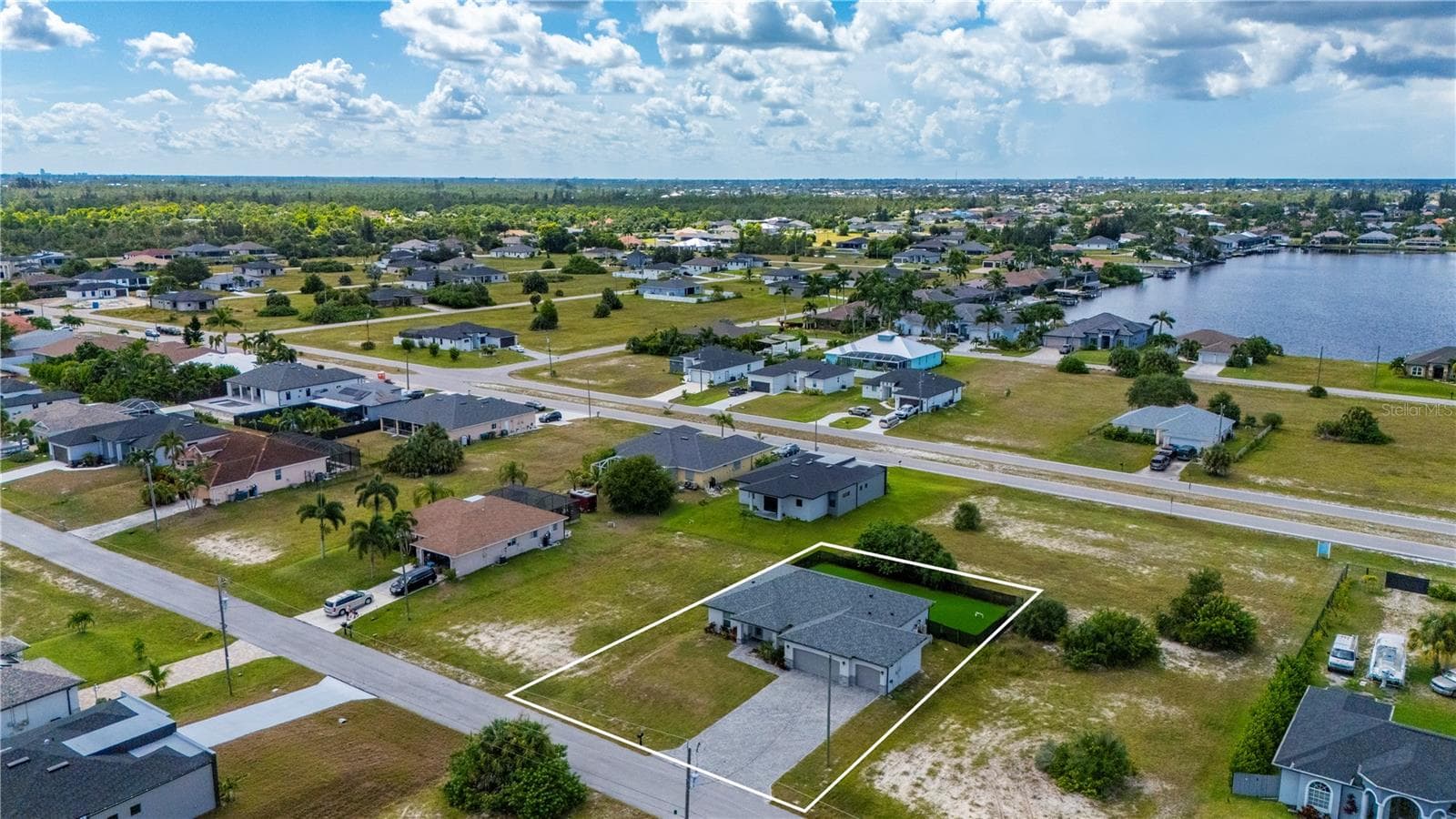 Drone Photo of Property - 4302 NW 32ND ST, CAPE CORAL