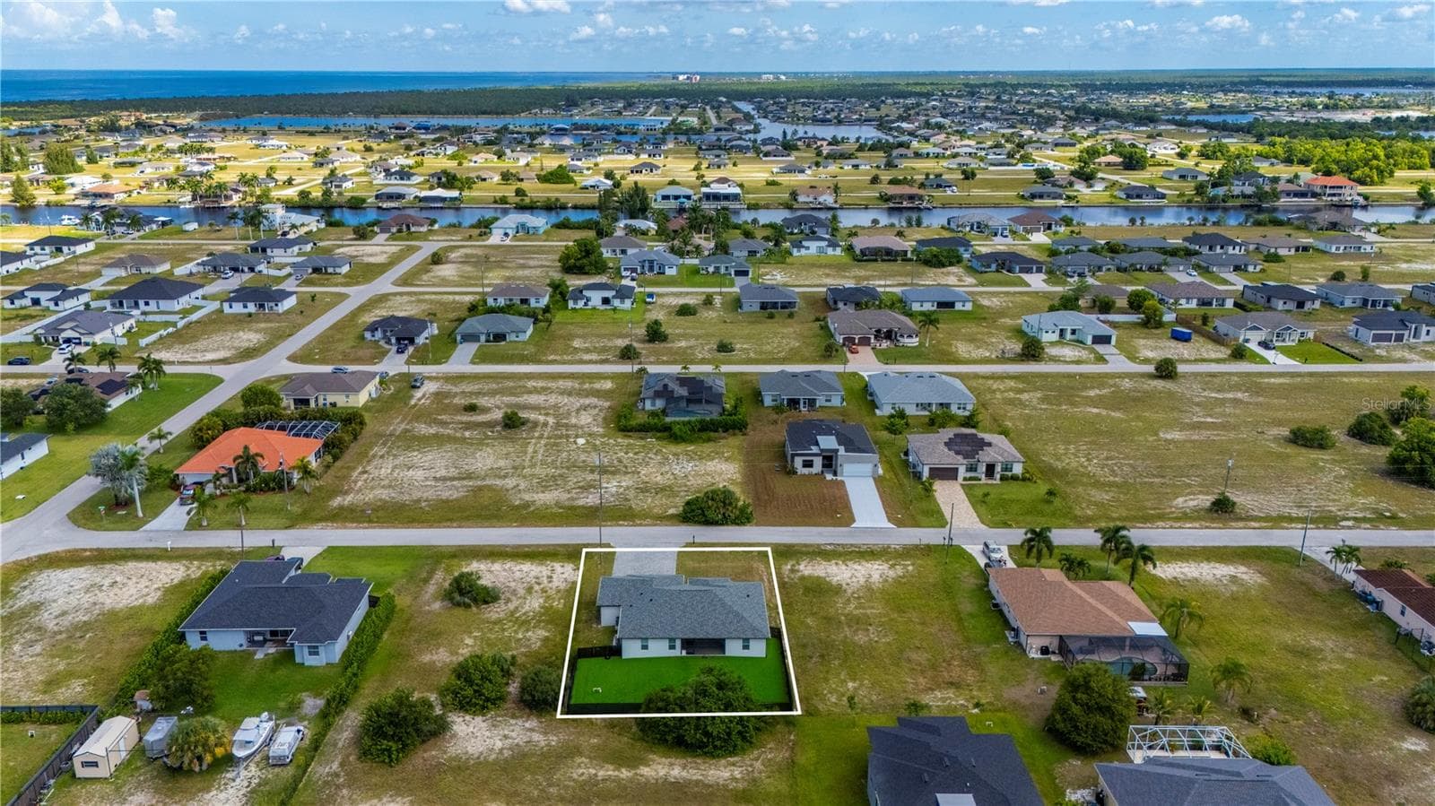 Drone Photo of Property - 4302 NW 32ND ST, CAPE CORAL