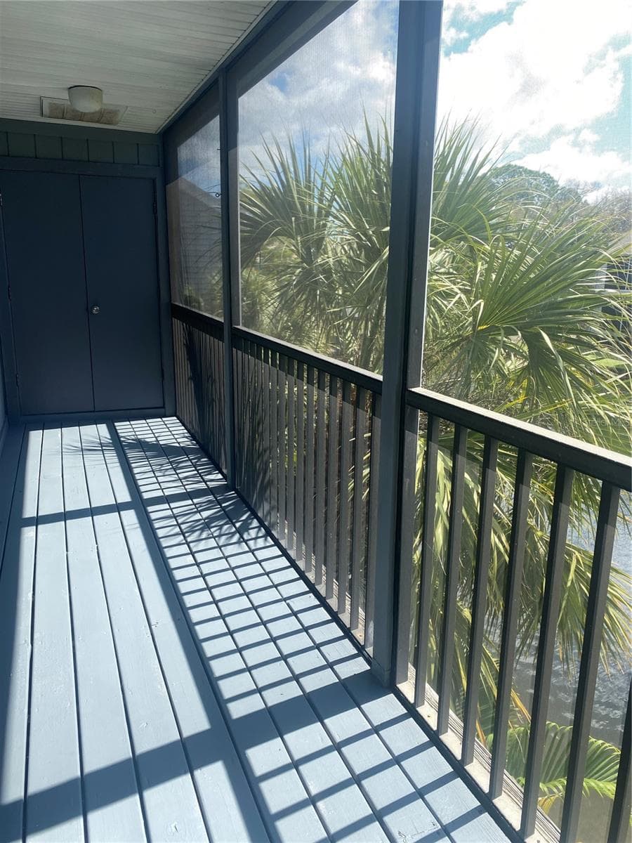 BALCONY WITH TWO STORAGE CLOSETS - 259 FENWICK DR #34, VENICE