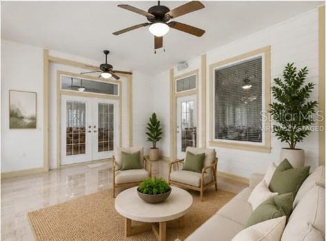 Virtually staged air conditioned sunroom - 1446 SW 87TH ST, GAINESVILLE
