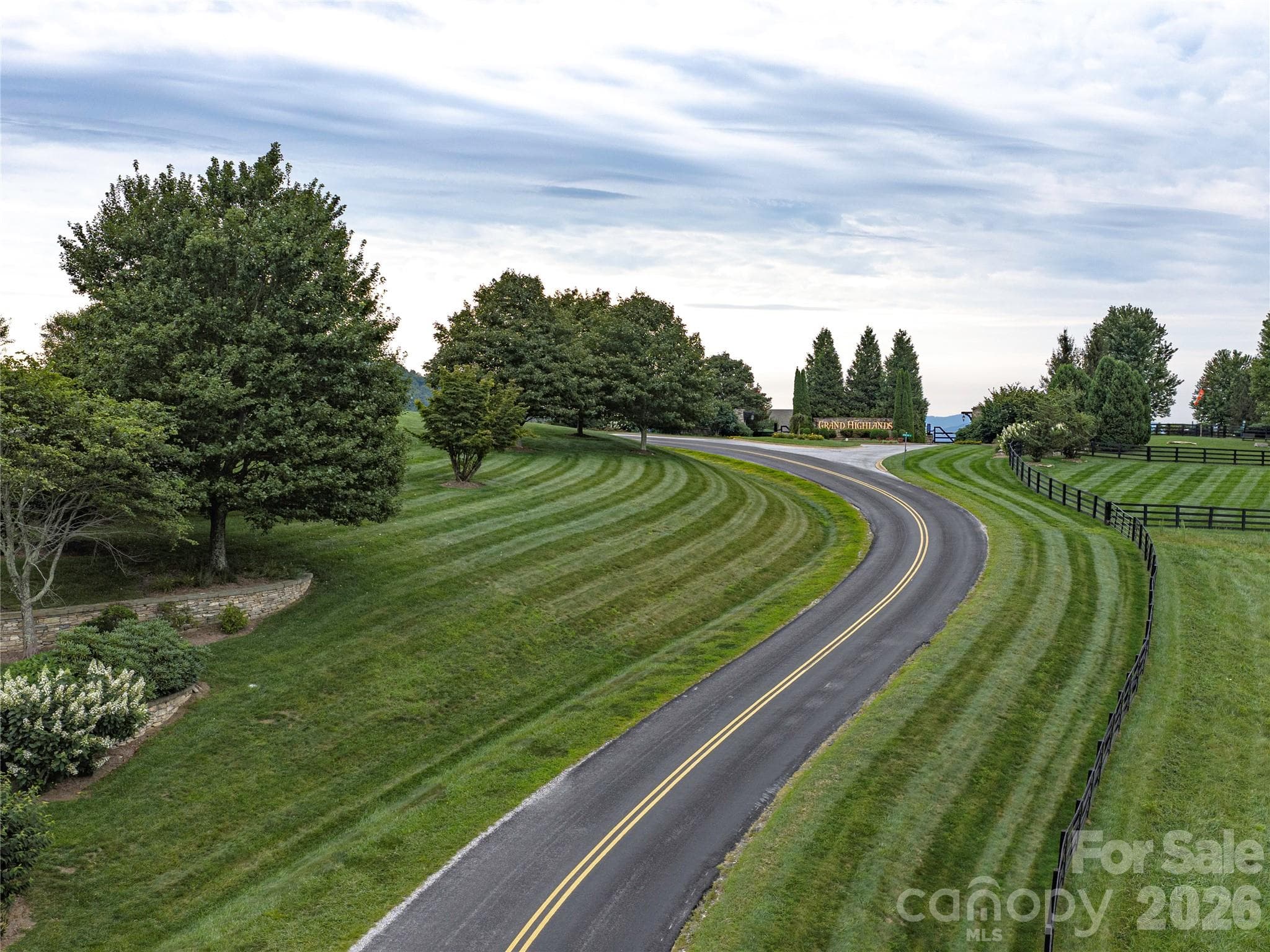 The road along the subdivision. 3,500 feet, high above the clouds - Lot #90 Summerset Drive, Hendersonville