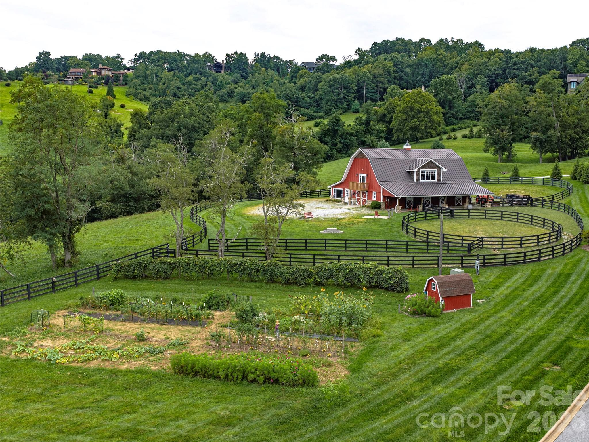 The community garden and horse pasture - Lot #90 Summerset Drive, Hendersonville