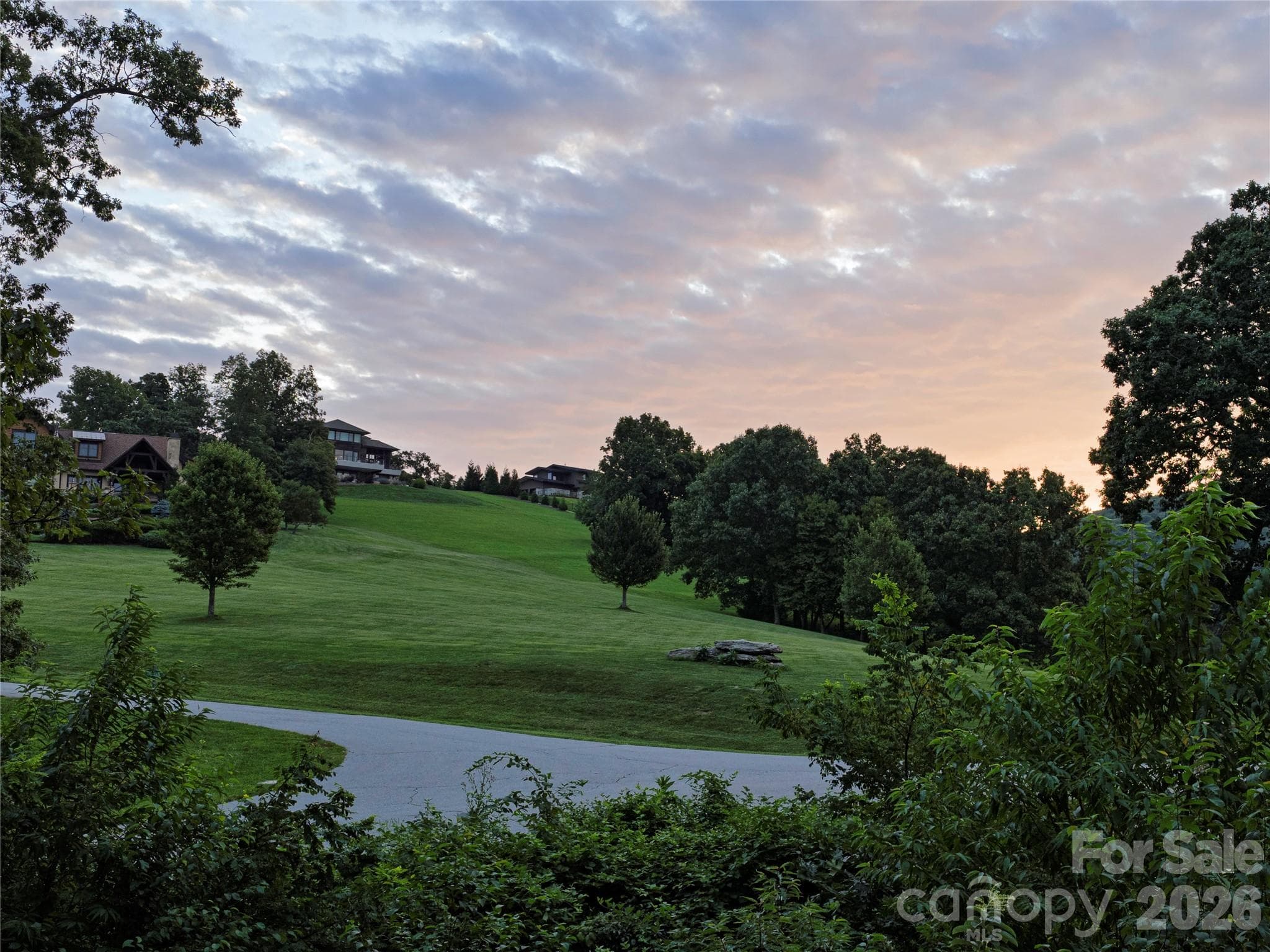 Looking North in Summer from parcel - Lot #90 Summerset Drive, Hendersonville