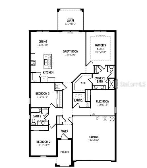 Floor Plan - 12443 49TH ST E, PARRISH