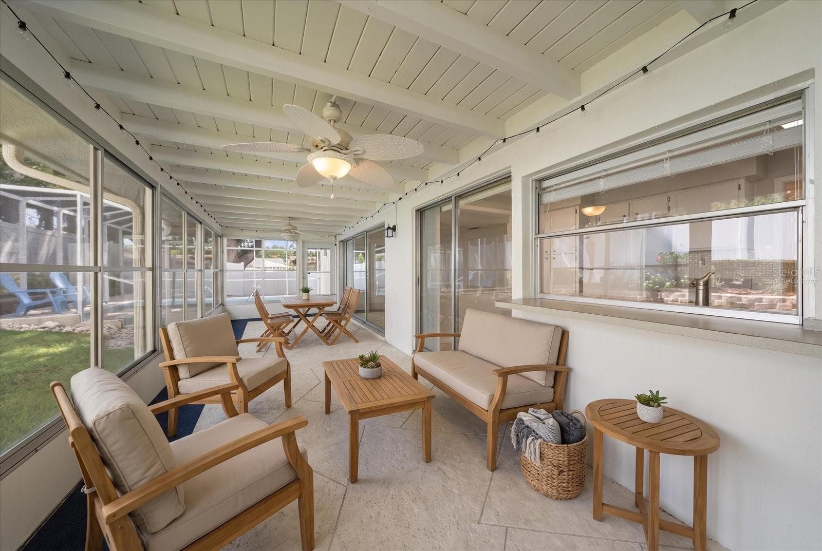 Enclosed Lanai - Virtually Staged - 1972 SEVER DR, CLEARWATER
