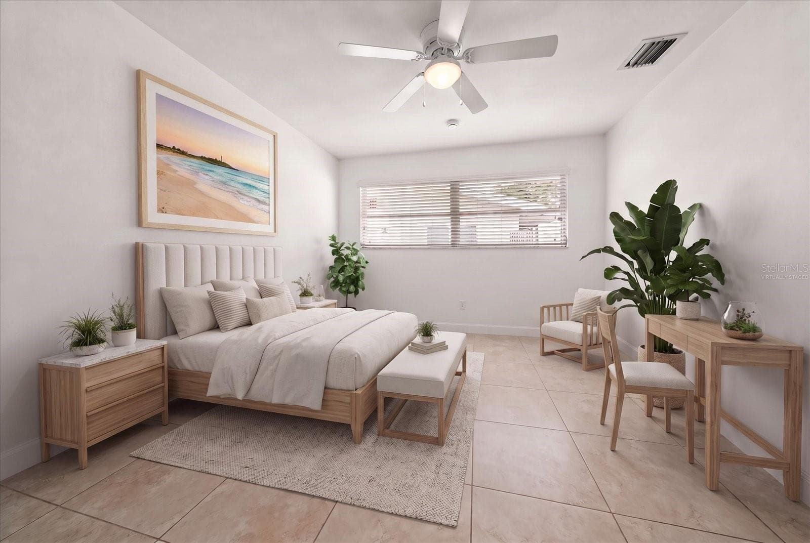 Bedroom 2 - Virtually Staged - 1972 SEVER DR, CLEARWATER