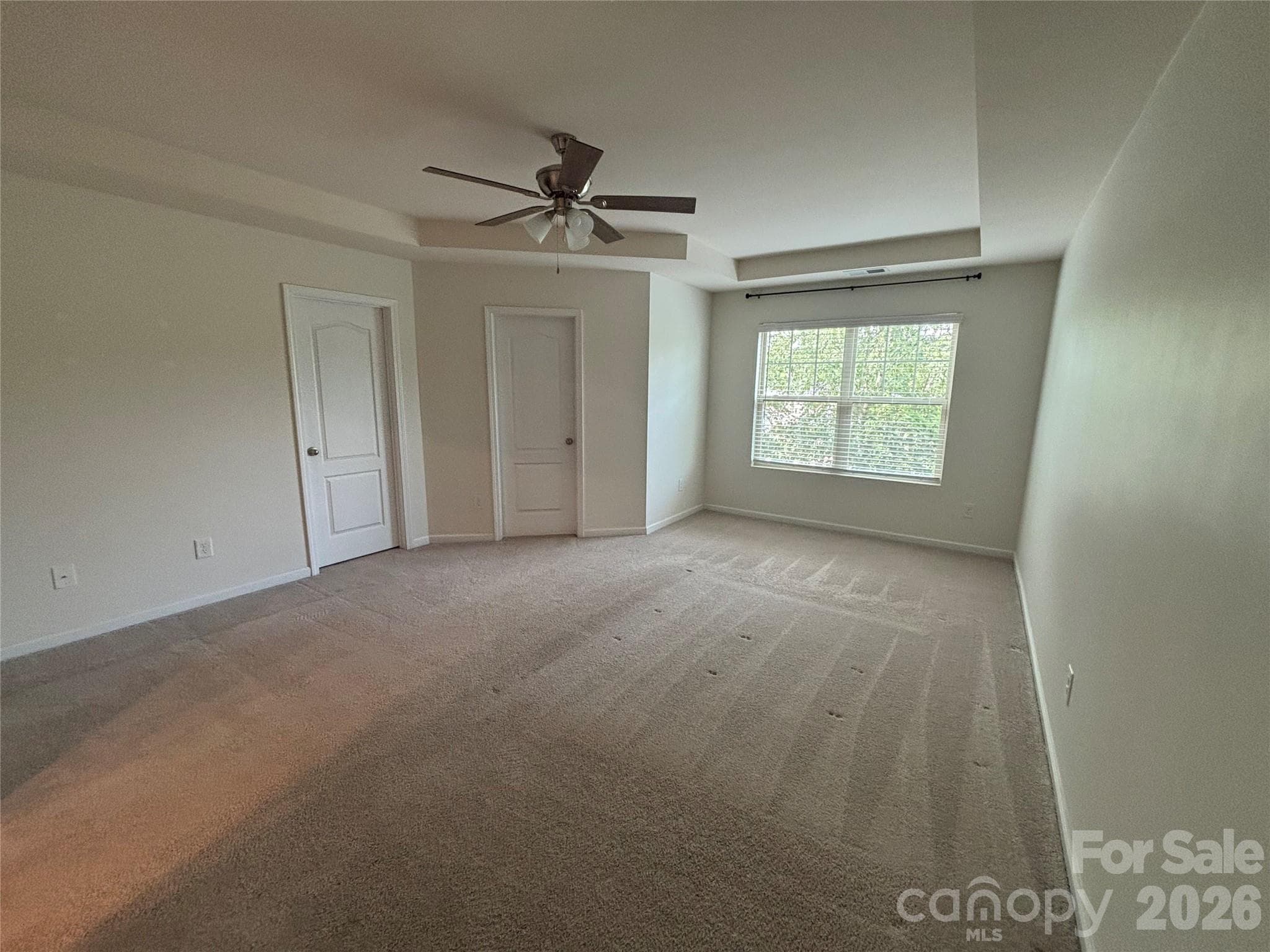 Empty Primary Bedroom - 347 Kennebel Place, Fort Mill