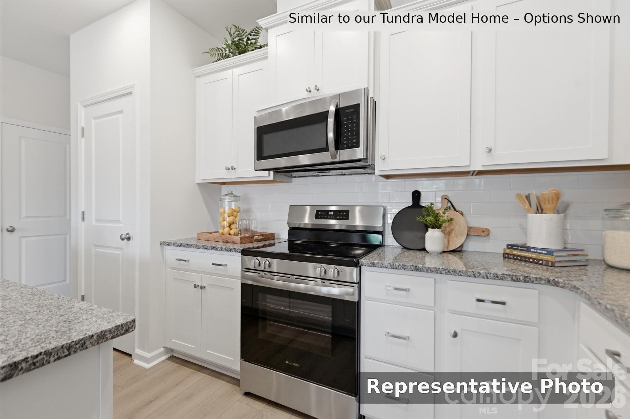 Rendering of Spacious Kitchen with Plenty of Cabinets - 6609 Fire Lily Lane, Charlotte