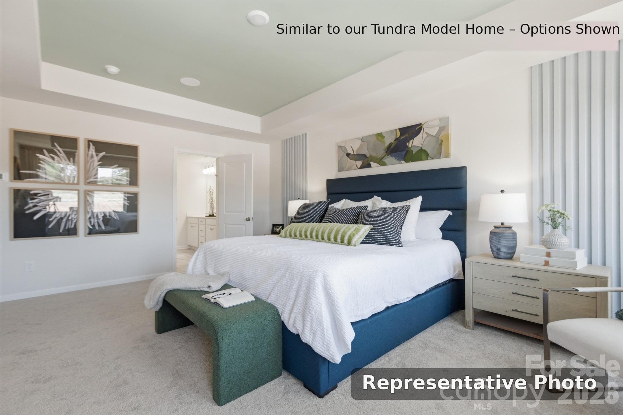 Rendering of Oversized Owner's Suite with Tray Ceiling - 6609 Fire Lily Lane, Charlotte
