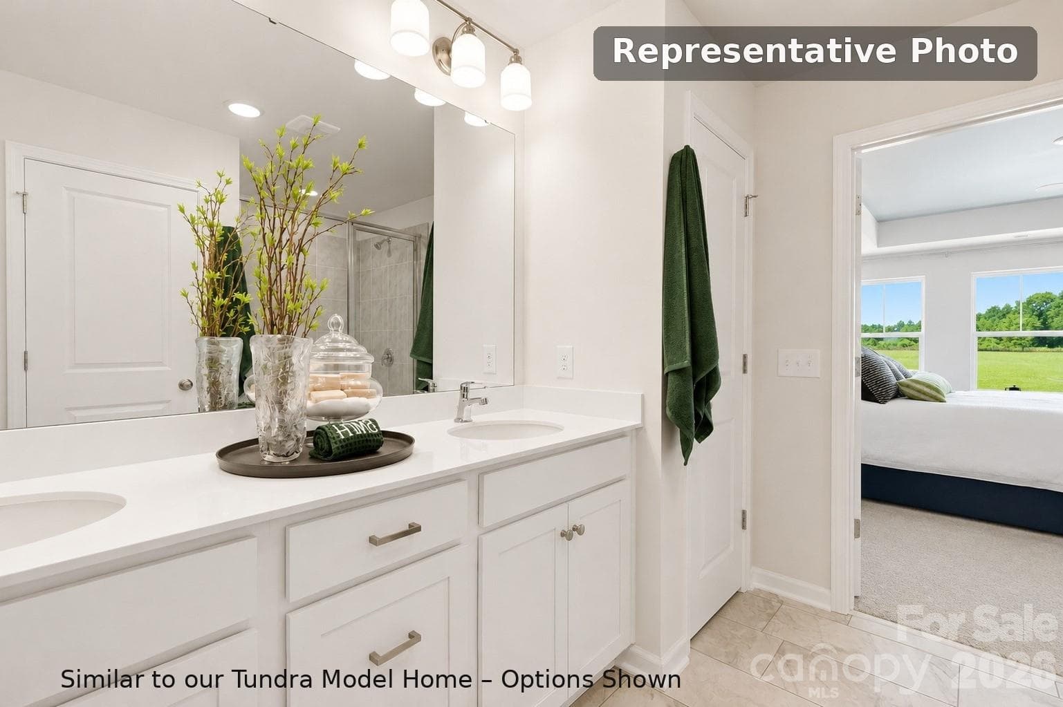 Rendering of Owner's Bathroom - 6609 Fire Lily Lane, Charlotte