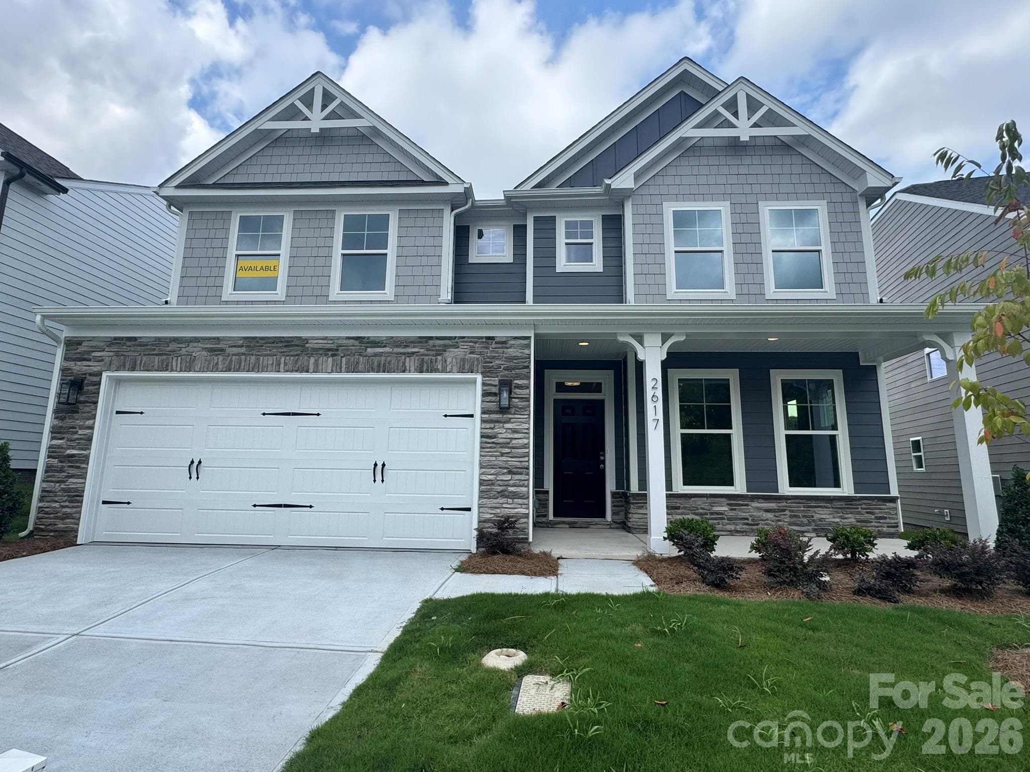 Homesite 5 features a Davidson D floorplan - Monroe