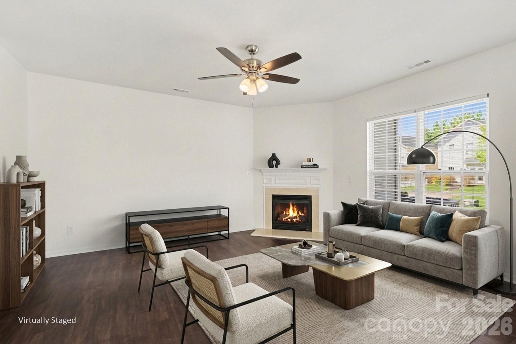 virtually staged - 4134 Vance Road N, Huntersville