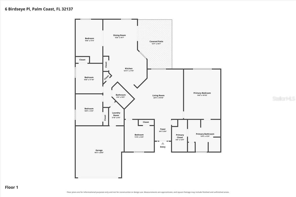 Single Family Residence at 6 BIRDSEYE PL, PALM COAST, photo 28 of 28
