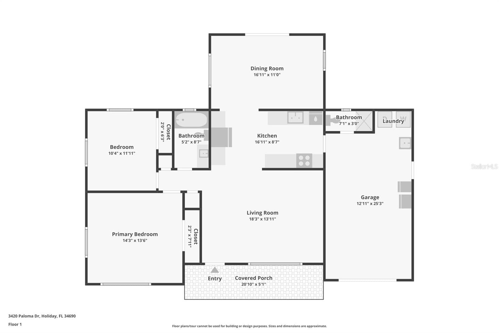Single Family Residence at 3420 PALOMA DR, HOLIDAY, photo 26 of 26