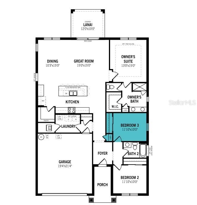 Floor Plan - 5031 125TH AVE E, PARRISH