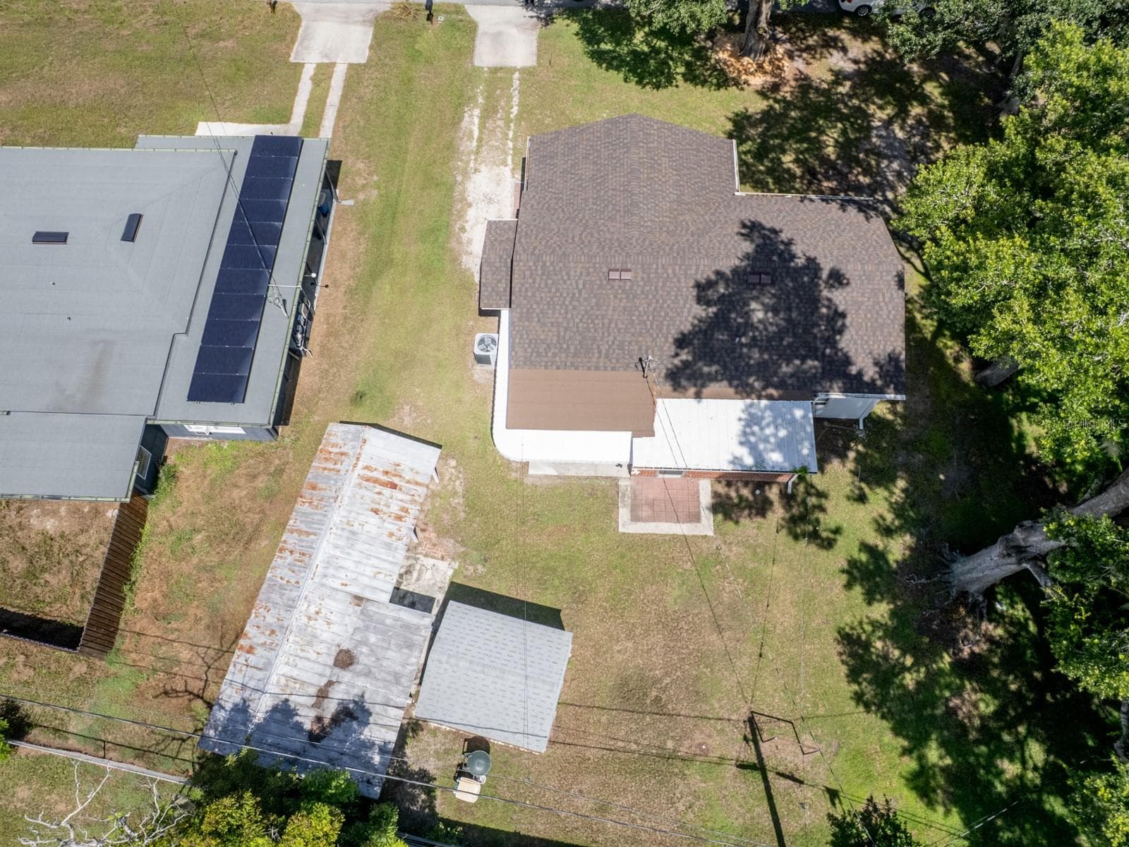 Aerial of the home. - 1855 E VALENCIA DR, BARTOW