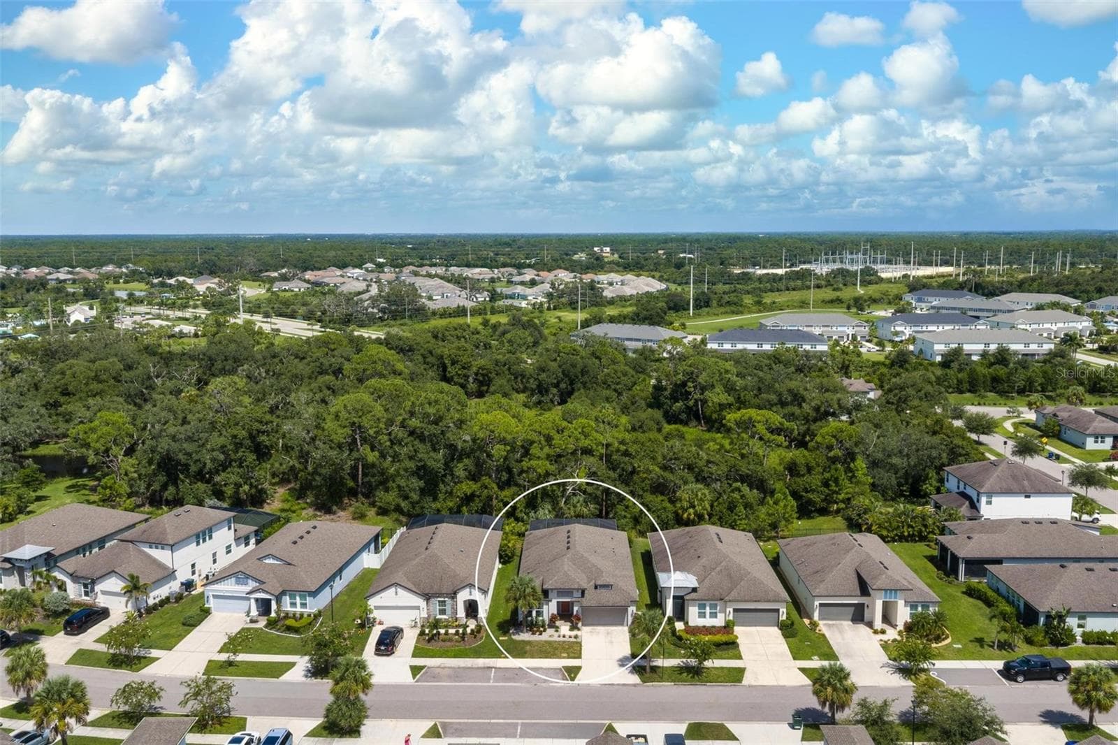 Ariel View - 3598 SECRET STROLL DR, SARASOTA