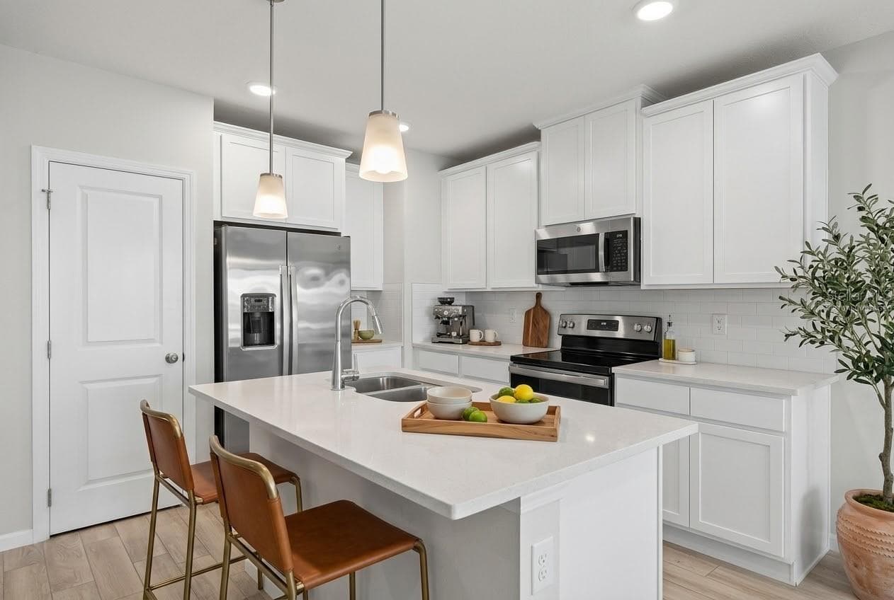 Kitchen - Virtually Staged - 14856 HARVEST ST, ORLANDO