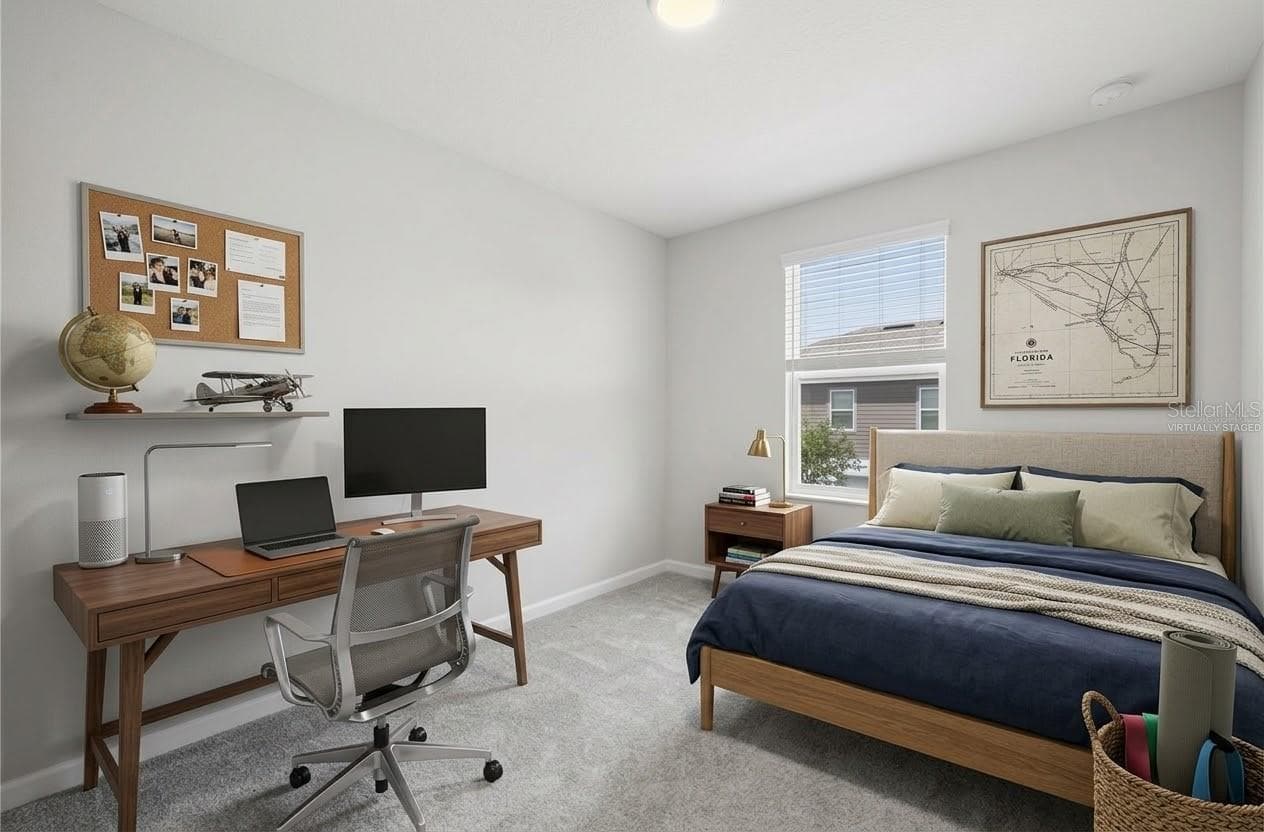 Bedroom 3 - Virtually Staged - 14856 HARVEST ST, ORLANDO