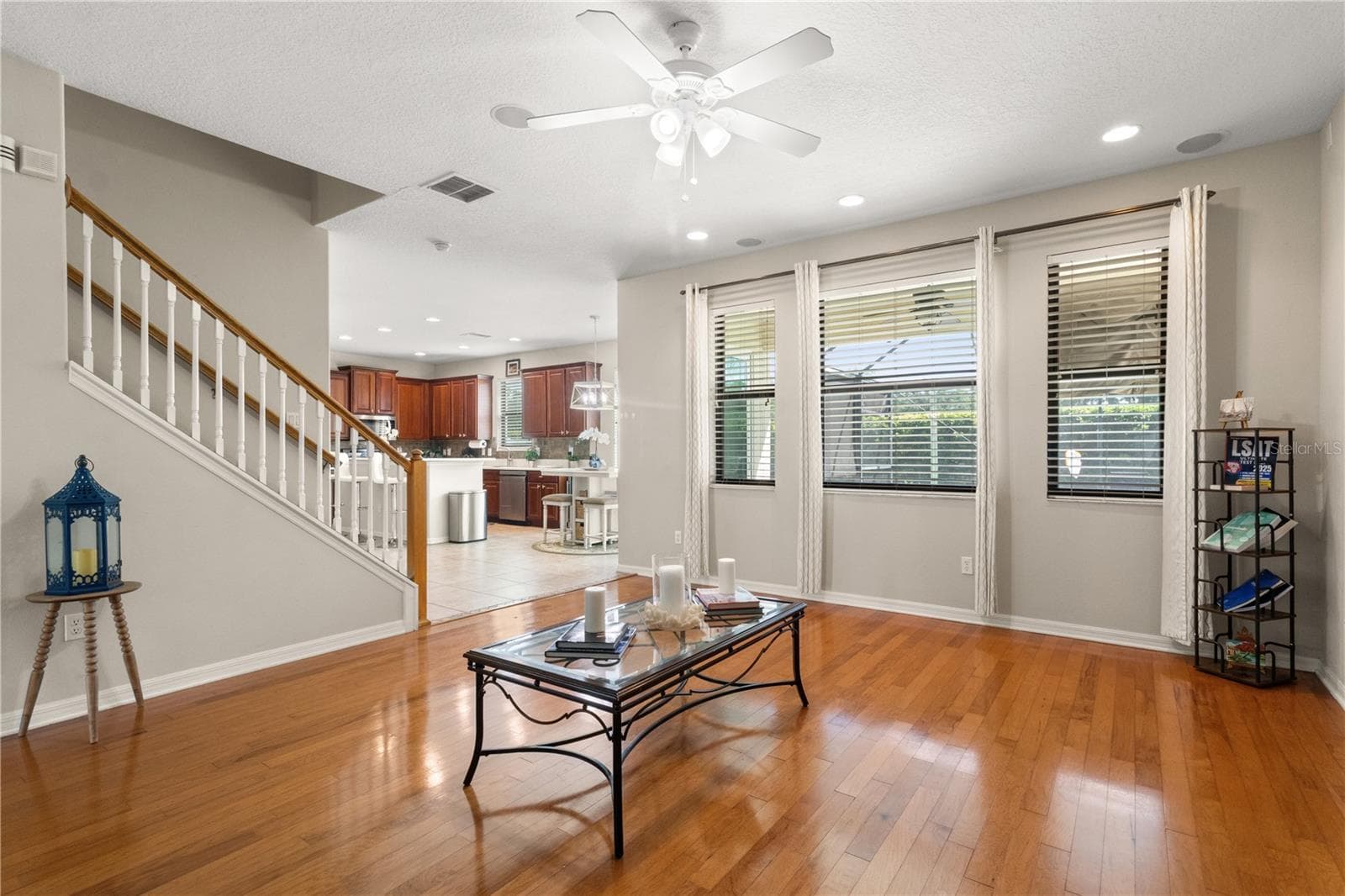 The family room sits far enough from the kitchen to minimize noise but close enough to get a quick snack. - 5824 FISH CROW PL, LAND O LAKES